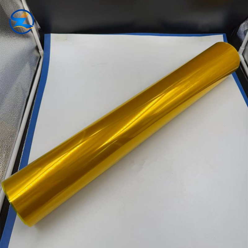Semi-transparent Yellow PVC Film