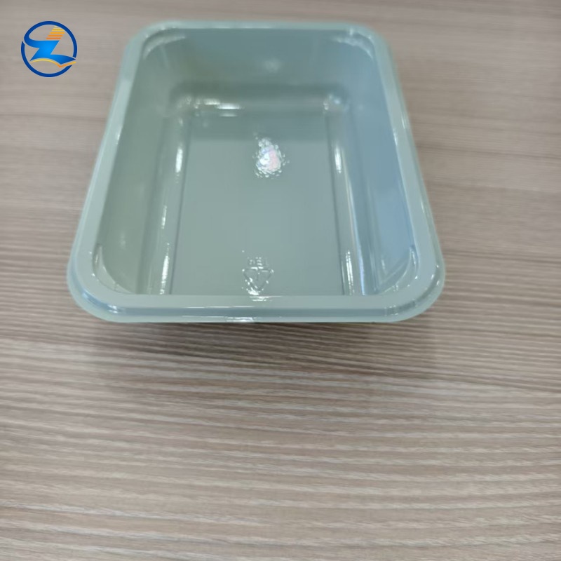  Disposable PET Rectangle Food Serving Tray