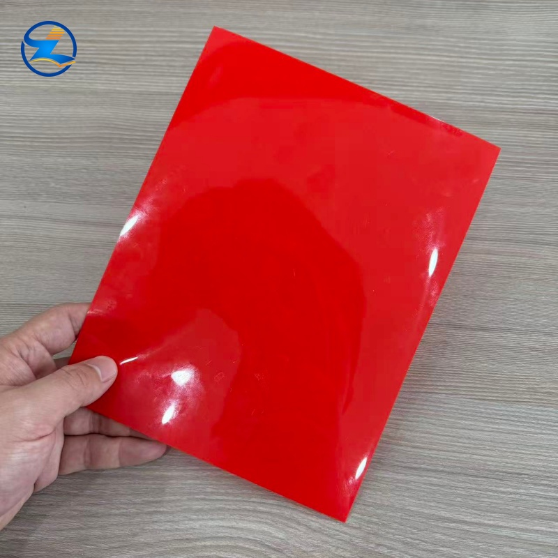 Application of RED PET SHEET