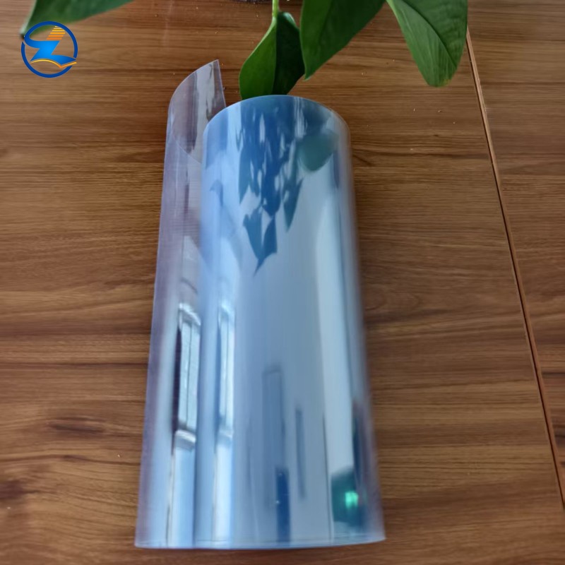 Clear PVC Film Roll Flexible Waterproof Oilproof Polyvinyl Chloride Packaging Film
