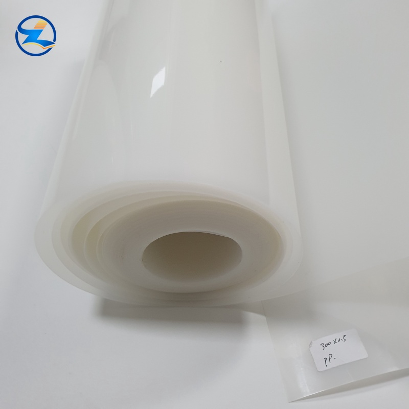 Translucent Polypropylene Sheets in Rolls