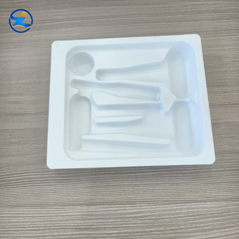 Vacuum Formed White PS Tray for Medical Device
