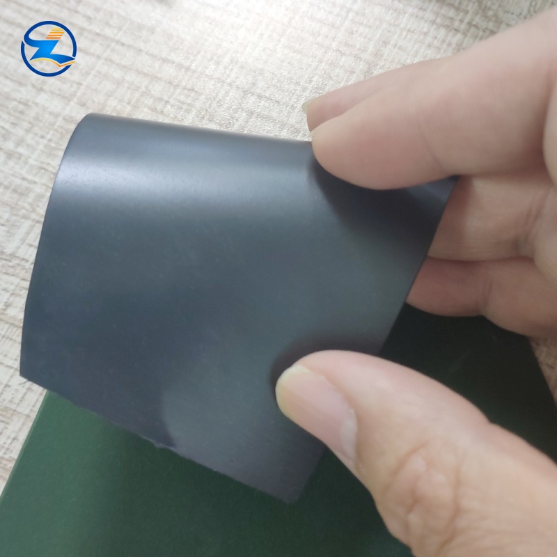 Black PS substrate laminated with green, blue, or purple flocking