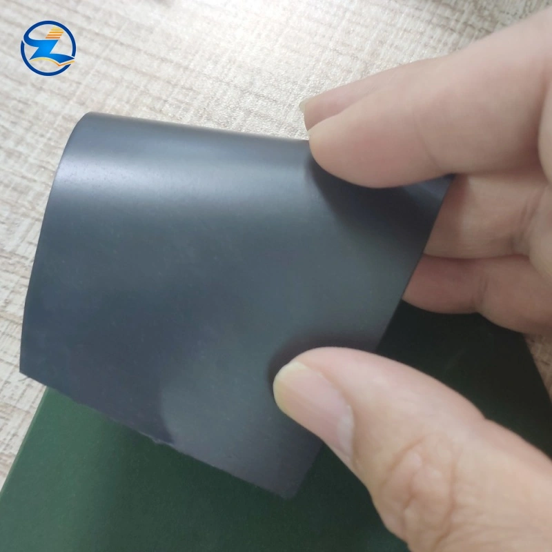 Black PS substrate laminated with green, blue, or purple flocking