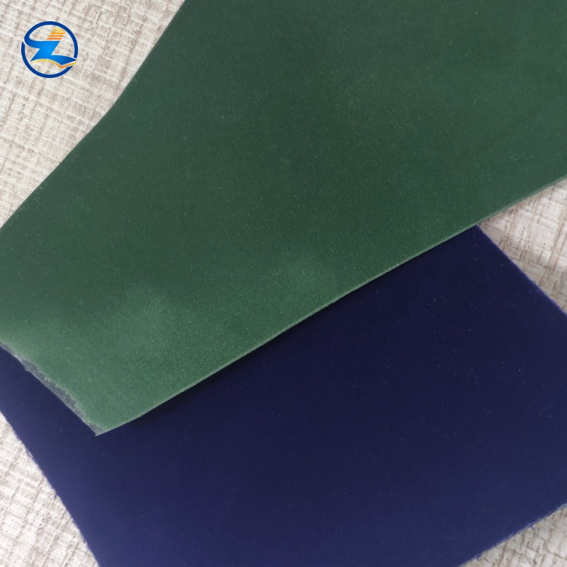 0.25mm PS flocked film with Green, Blue, or Purple Flocking sheet