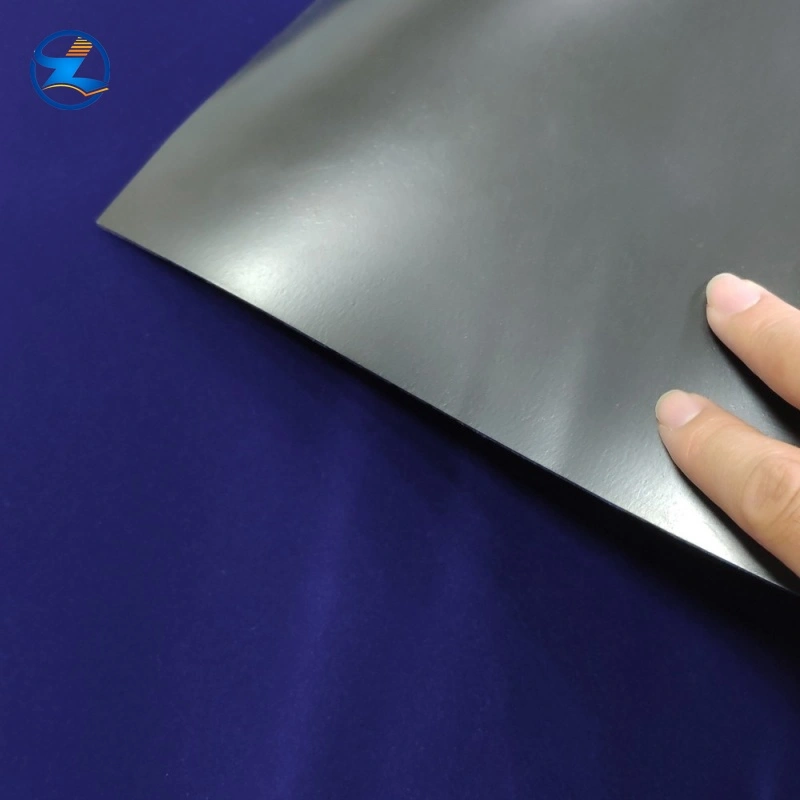 Black PS substrate laminated with green, blue, or purple flocking