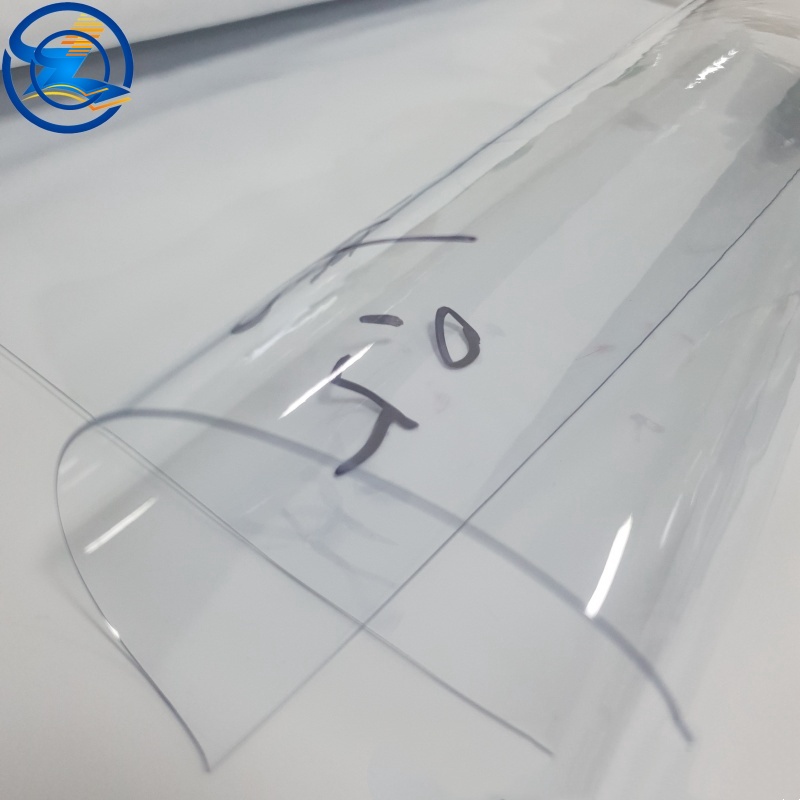 transparent 0.6mm super clear pvc film soft glass