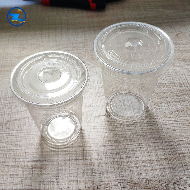 16oz Transparent, Recyclable PET Cups for Summer Cold Drinks