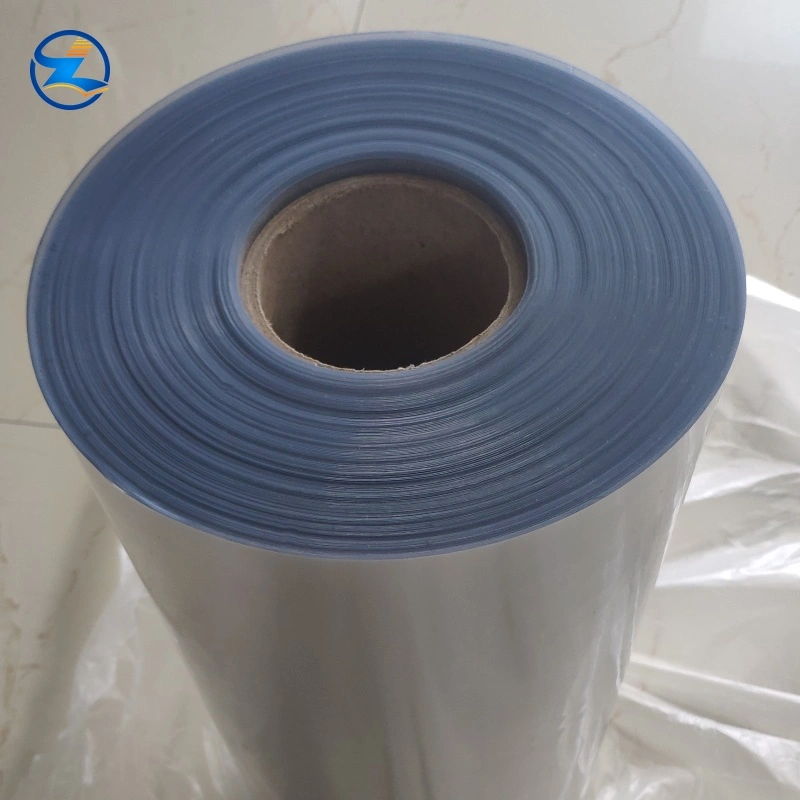 750mm wide glass clear rigid pvc film jumbo roll