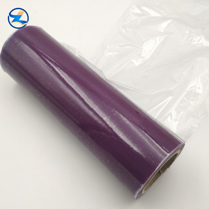 200 microns super clear flexible violet PVC wrap film
