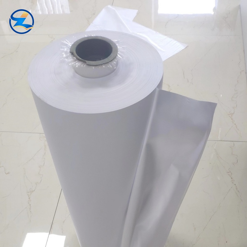 13mic flexible white pvc film embossed for urine bag
