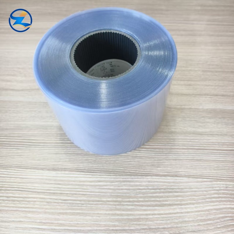 Blue tinted PVC rigid film-001 Blue tinted PVC rigid film-001