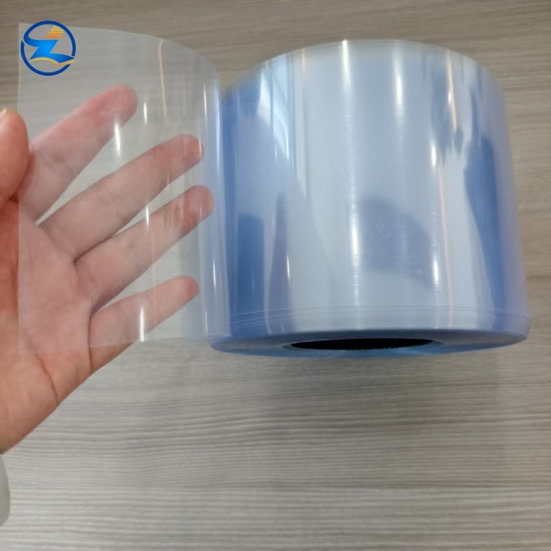Blue tinted PVC rigid film-004 Blue tinted PVC rigid film-004
