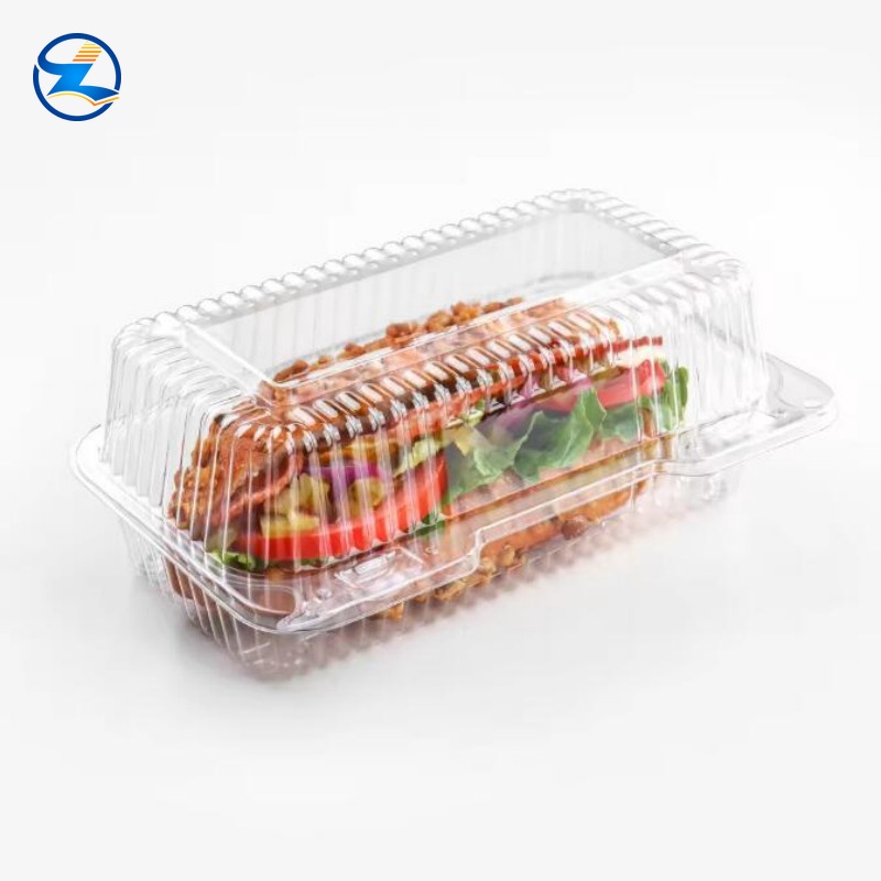  Disposable RPET PET Plastic Tray PET Clamshells