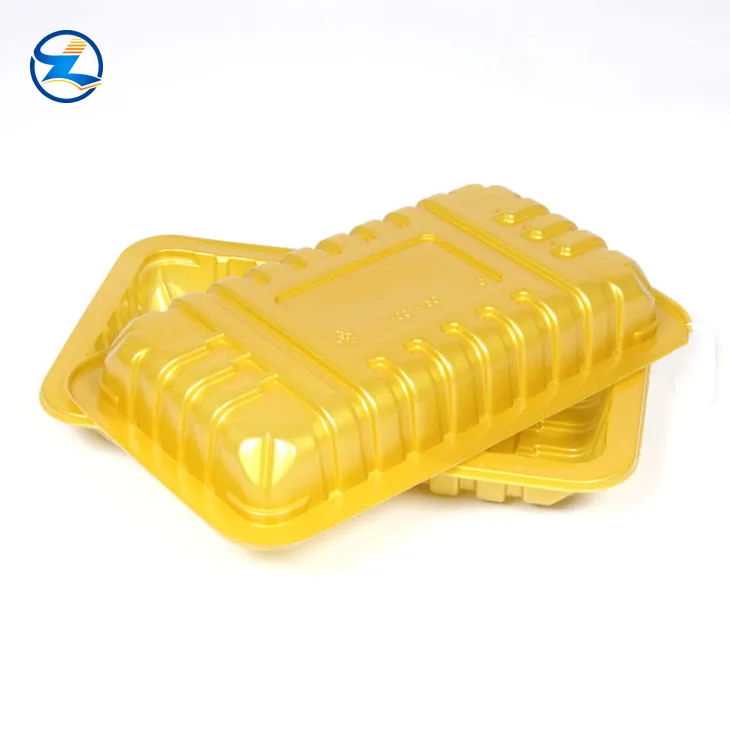 Disposable Colored Plastic PP Microwaveable Food Tray