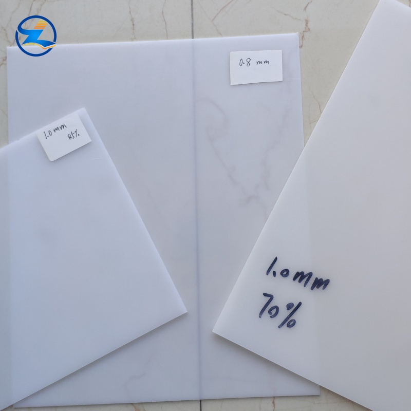 Outdoor-Grade PC Diffusion Sheet: 1mm Thick Translucent Polycarbonate