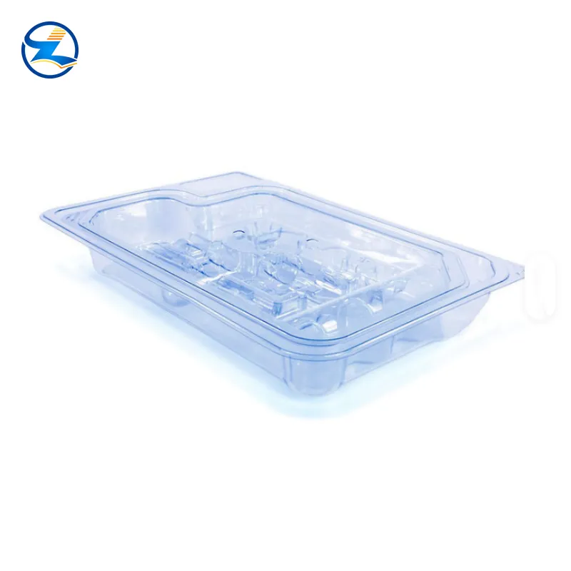 PETG Box Packaging Medical Blister Tray for Syringes