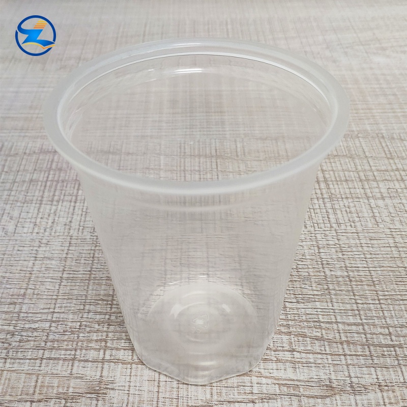 transparent PP cup with lid for food and drink-(1)