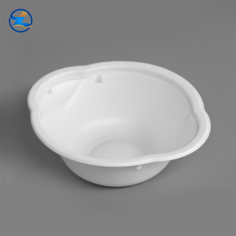 virgin material white opaque food grade pp tray
