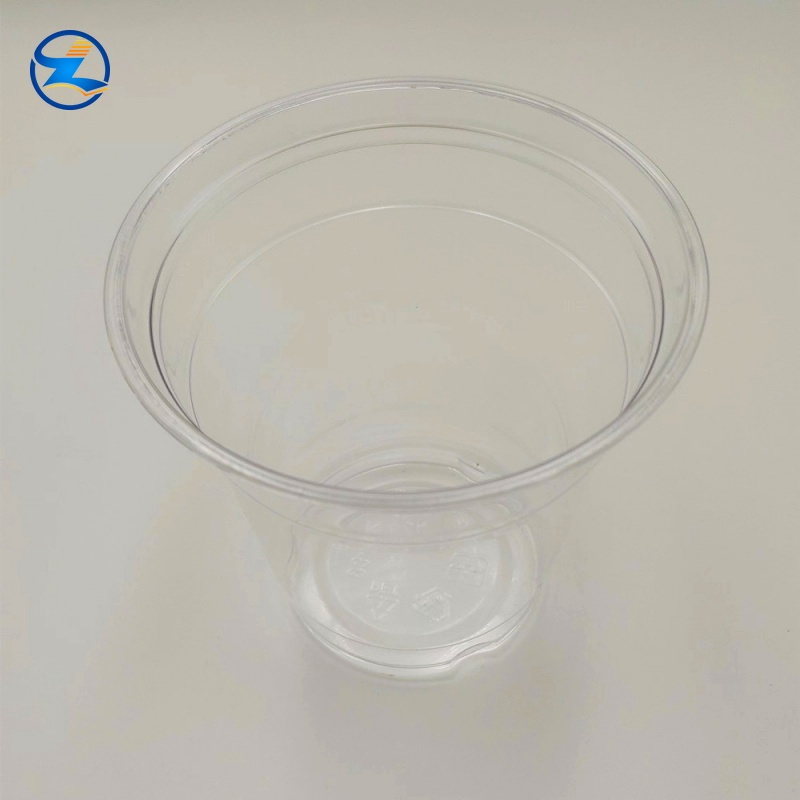 transparent 10oz PET clear cup for cold drink