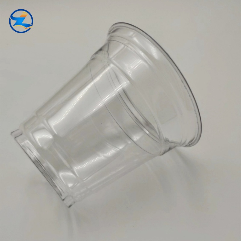 transparent 10oz PET clear cup for cold drink