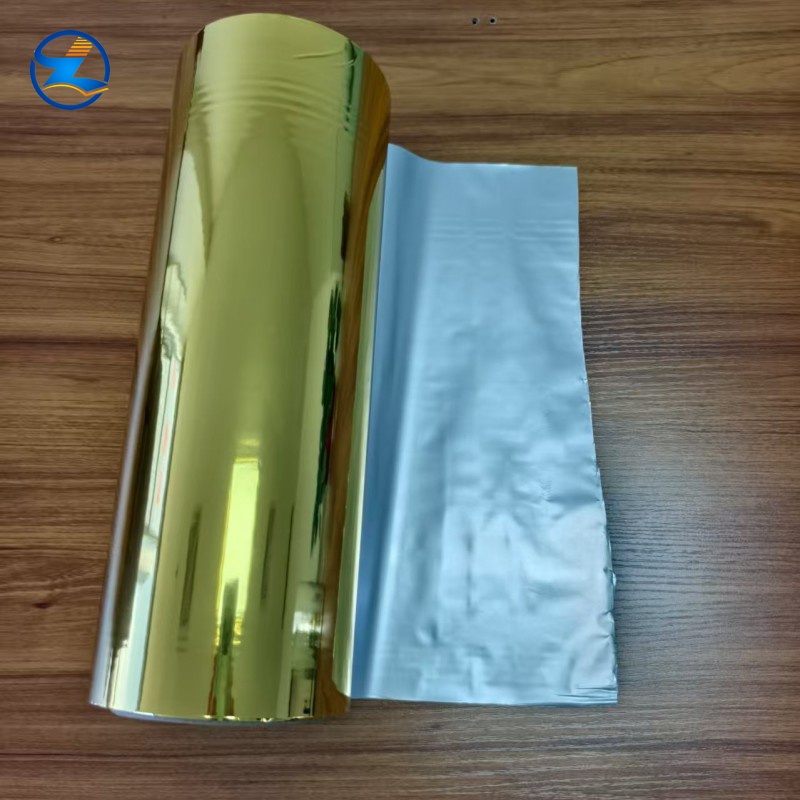 Silver/Golden Vacuum Metallized PE/BOPP/PET Film