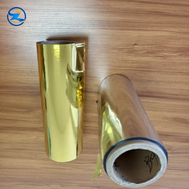 Gold Metallized BOPP Thermal Lamination Film Jumbo Roll
