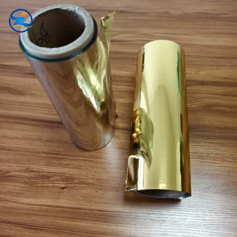 Gold Metallized BOPP Thermal Lamination Film Jumbo Roll