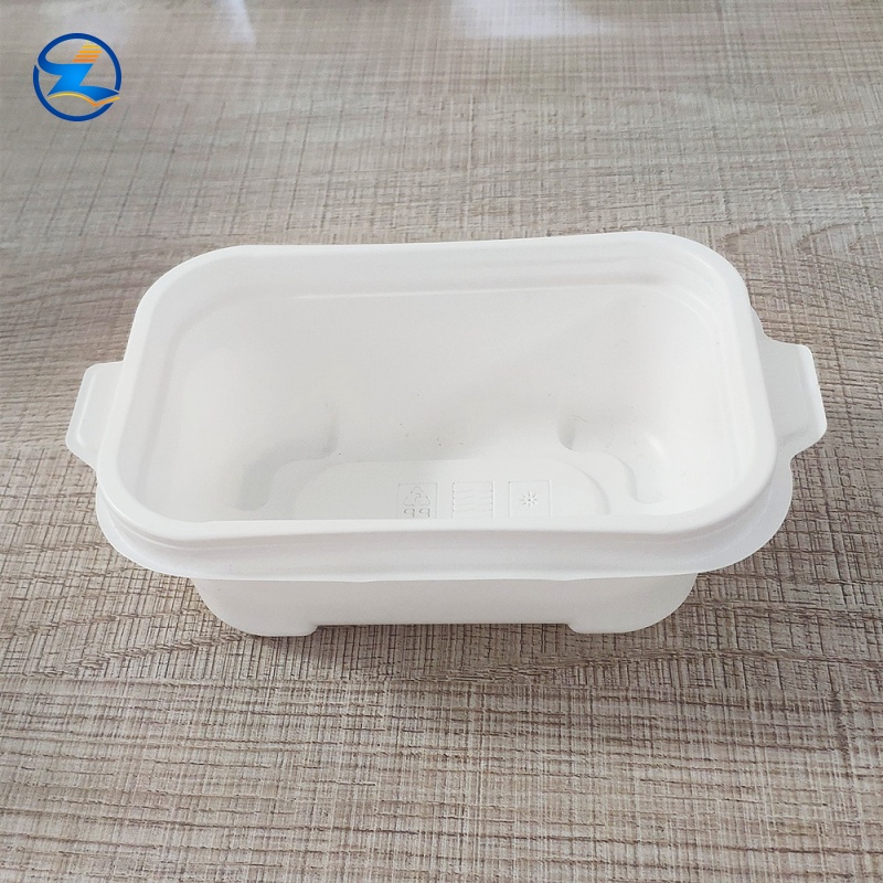 white pp takeaway box for food packaging