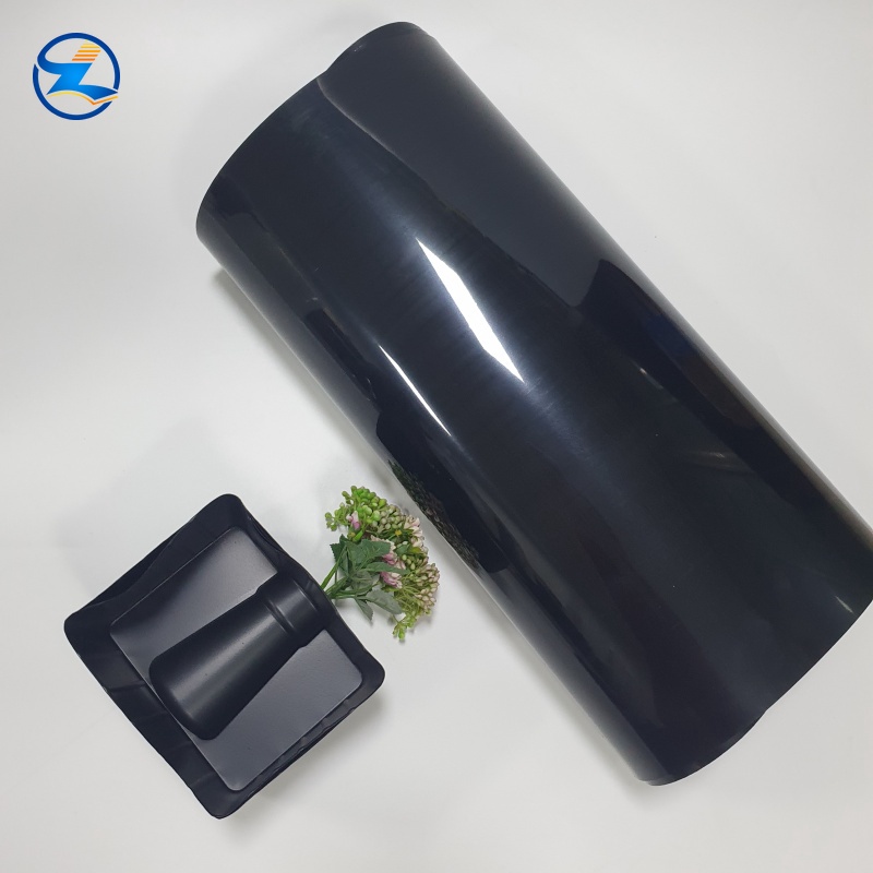 glossy Black HIPS rigid FILM blister packaging roll-(1)