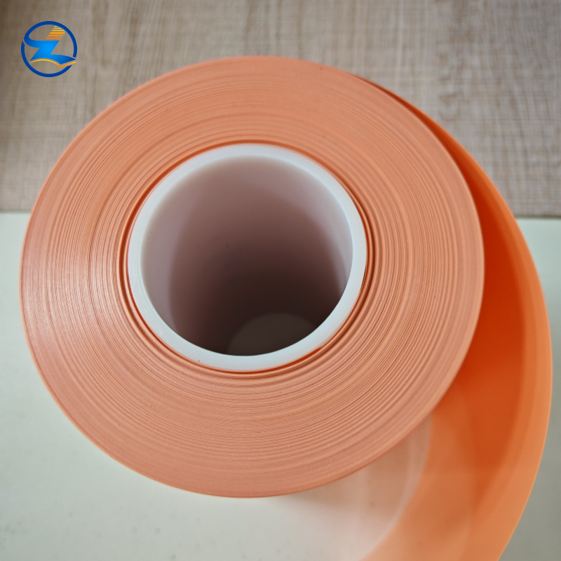 opaque peach color PVC with 90gsm PVDC for pharma blister-(1)