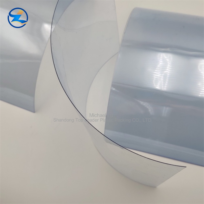 Clear light-blue PETG rigid sheet for medical blister packaging-(1)