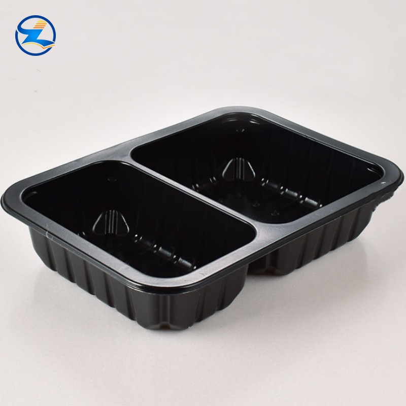 2-Compartment Pp Evoh High Barrier Sauce Tray