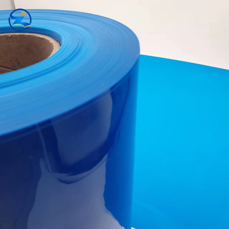 Transparent Blue Color PVC Film for Packaging & Creative Applications