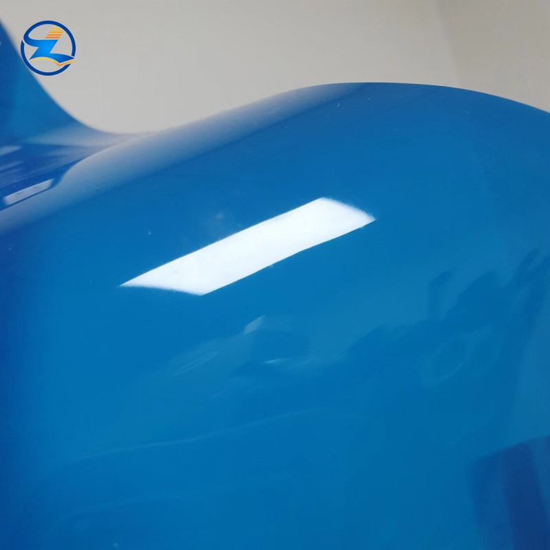 Transparent Blue Color PVC Film for Packaging & Creative Applications