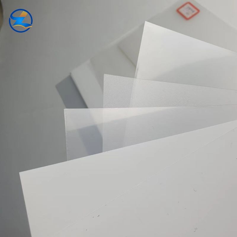 Natural color PP and white PP sheets for folder covers