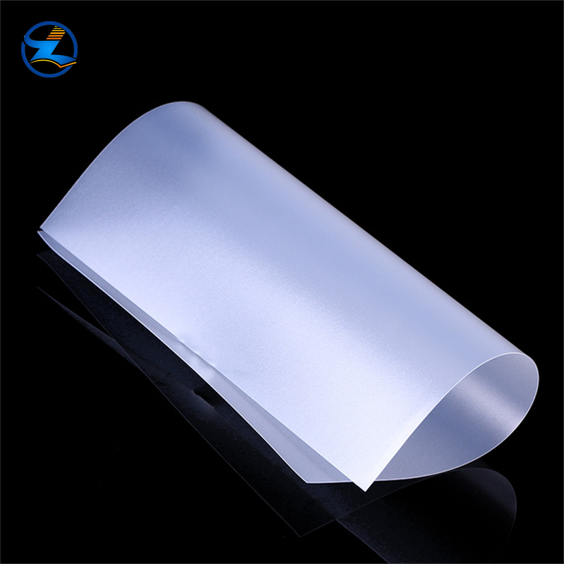 Subtransparent frosted HIPS rigid sheet