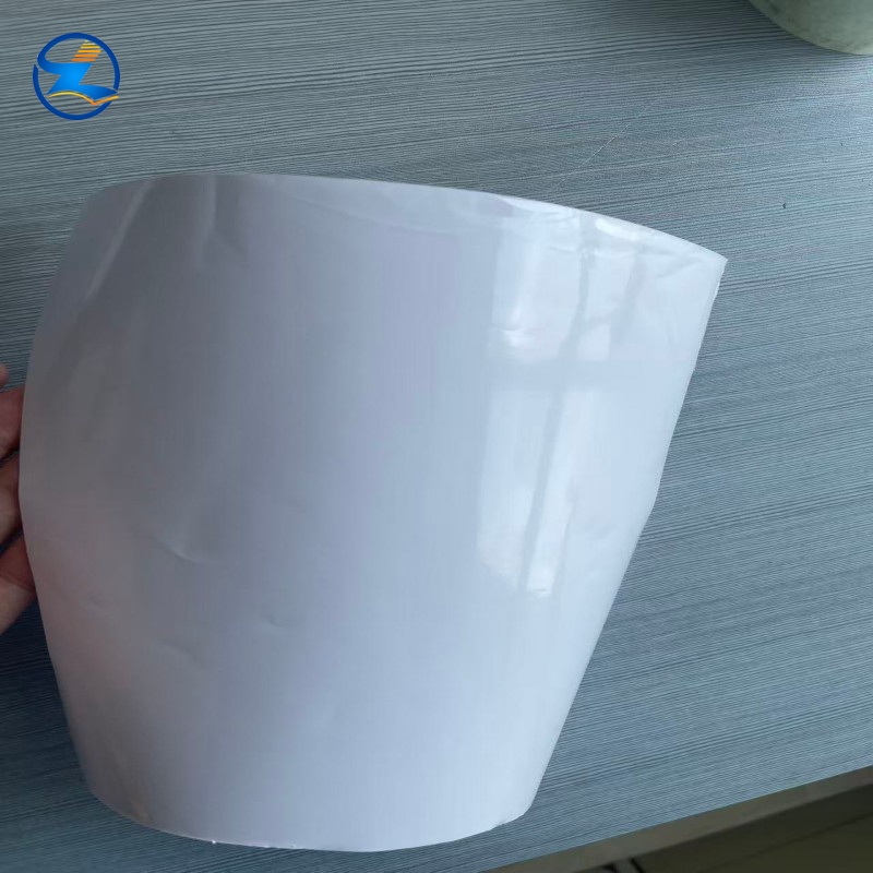Rigid PVC sticky film for printing