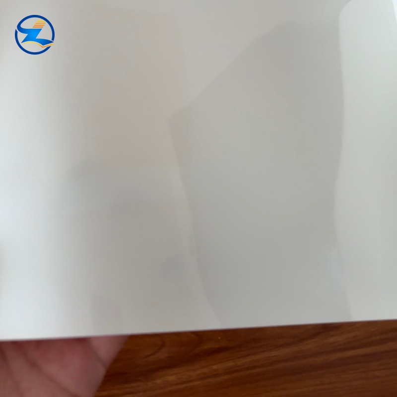 White PVC/PVDC pharmaceutical packaging sheet