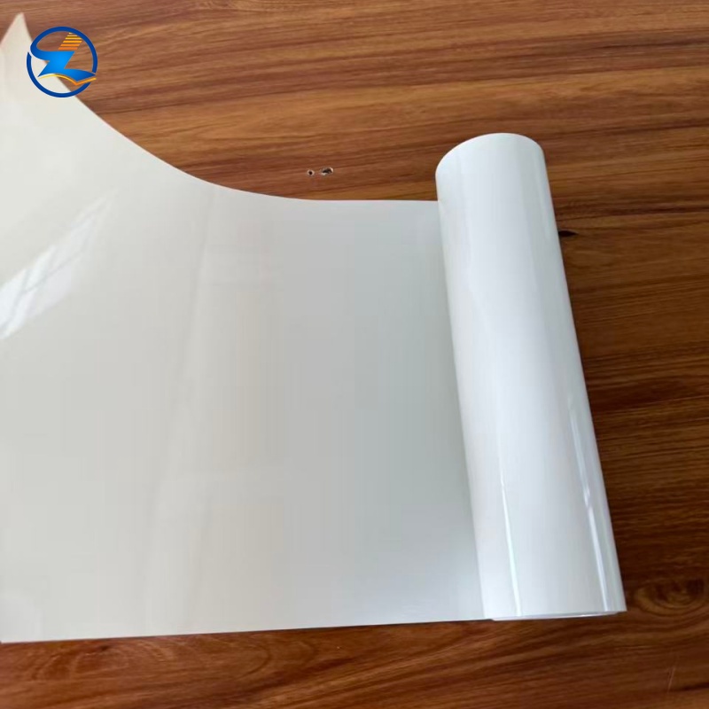White PVC/PVDC pharmaceutical packaging sheet