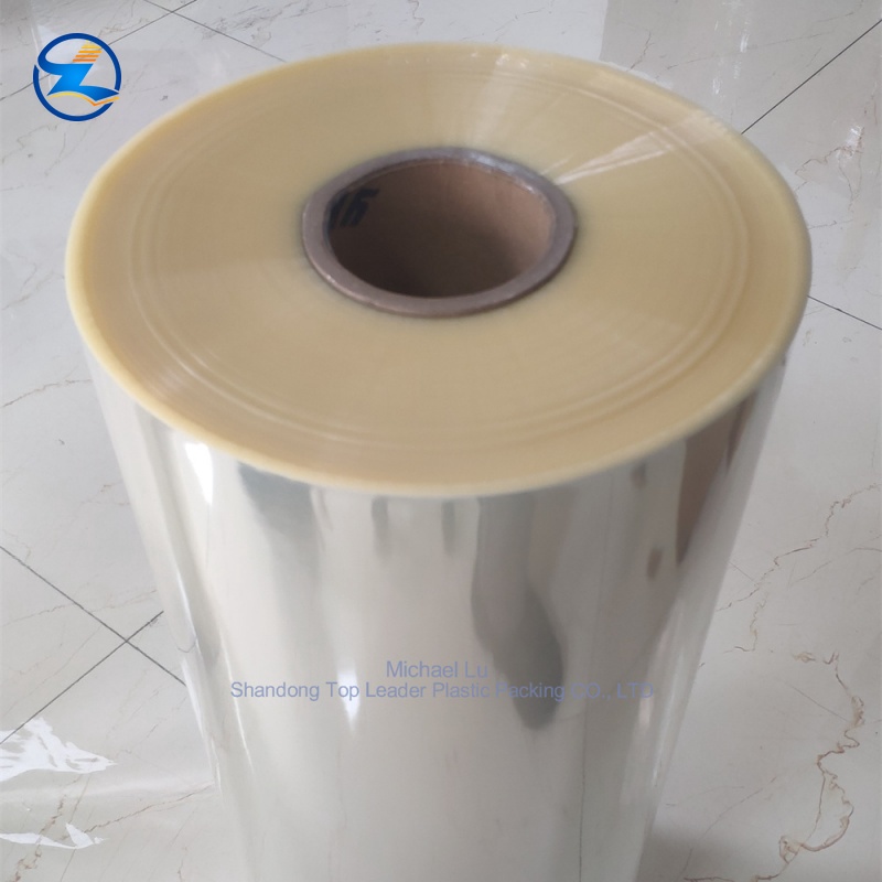 38 microns transparent PVC Shrinkable Film for printing