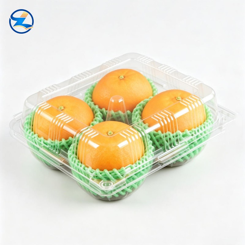 Clear PET Food Grade Square Fruit Tray