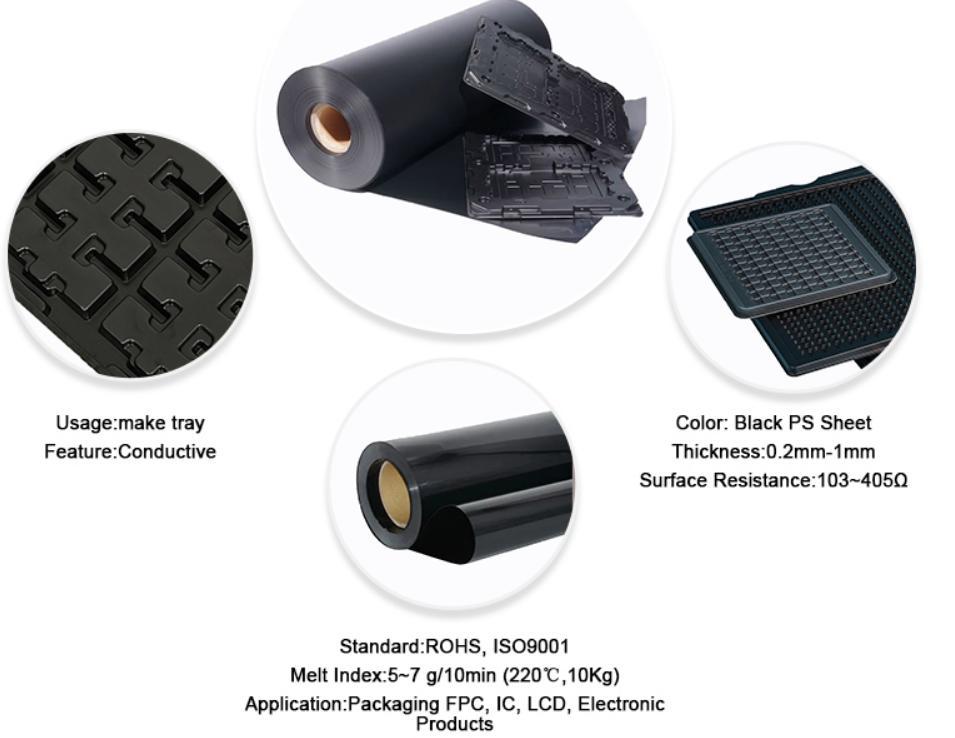 downLoadImg PS Rigid Sheet for Antistatic Tray