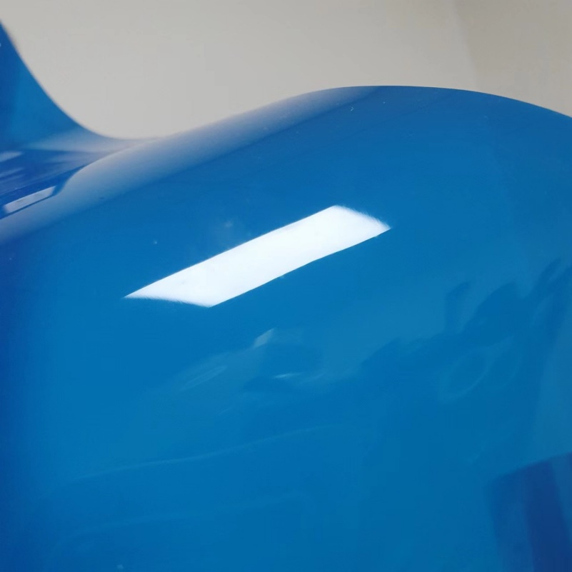blue color rigid pvc film translucent