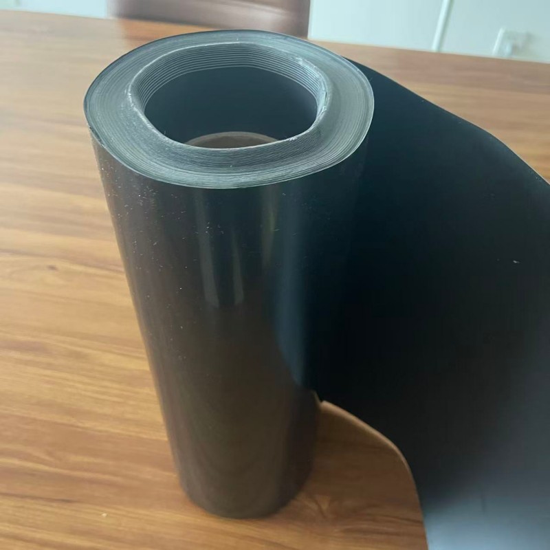Glossy surface and frosted inner PS sheet