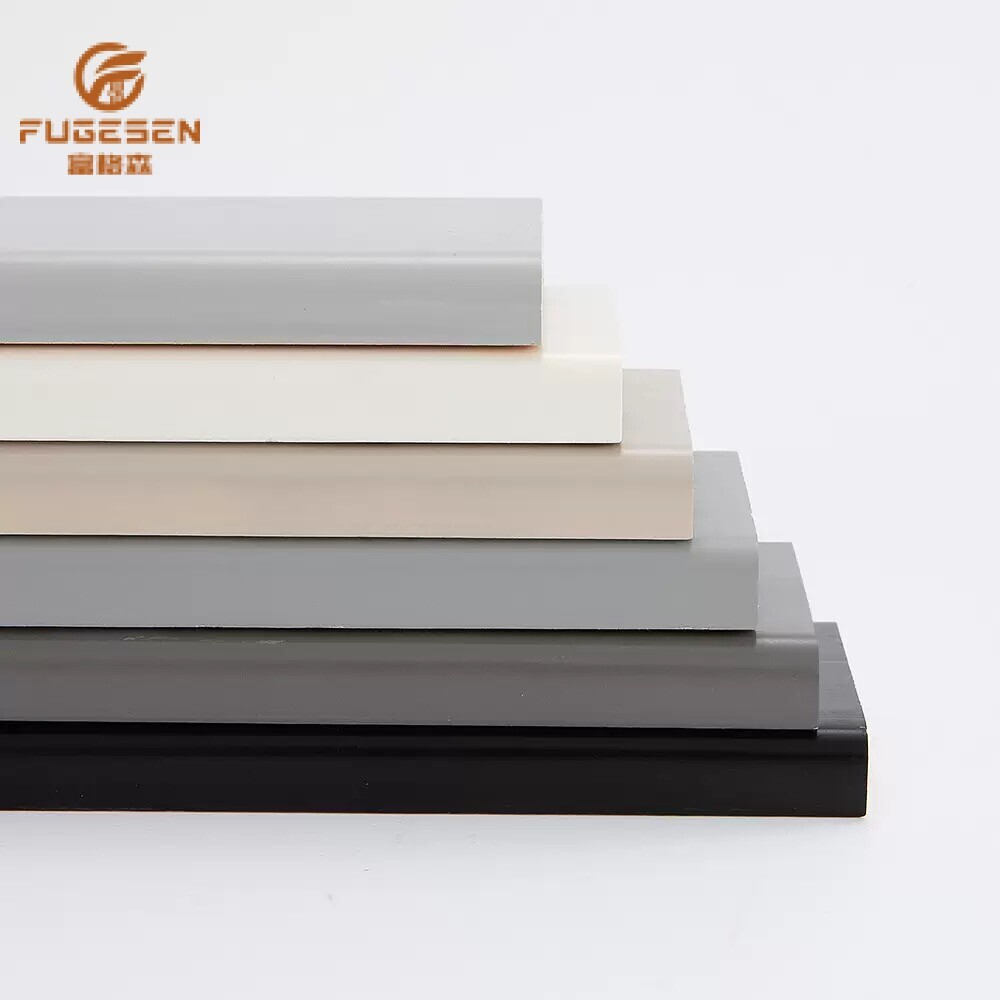 Solid wood skirting boards