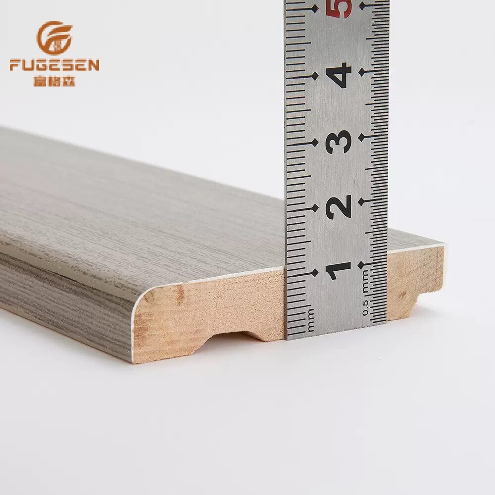 Solid wood skirting boards
