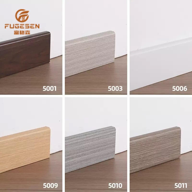 Solid wood skirting boards
