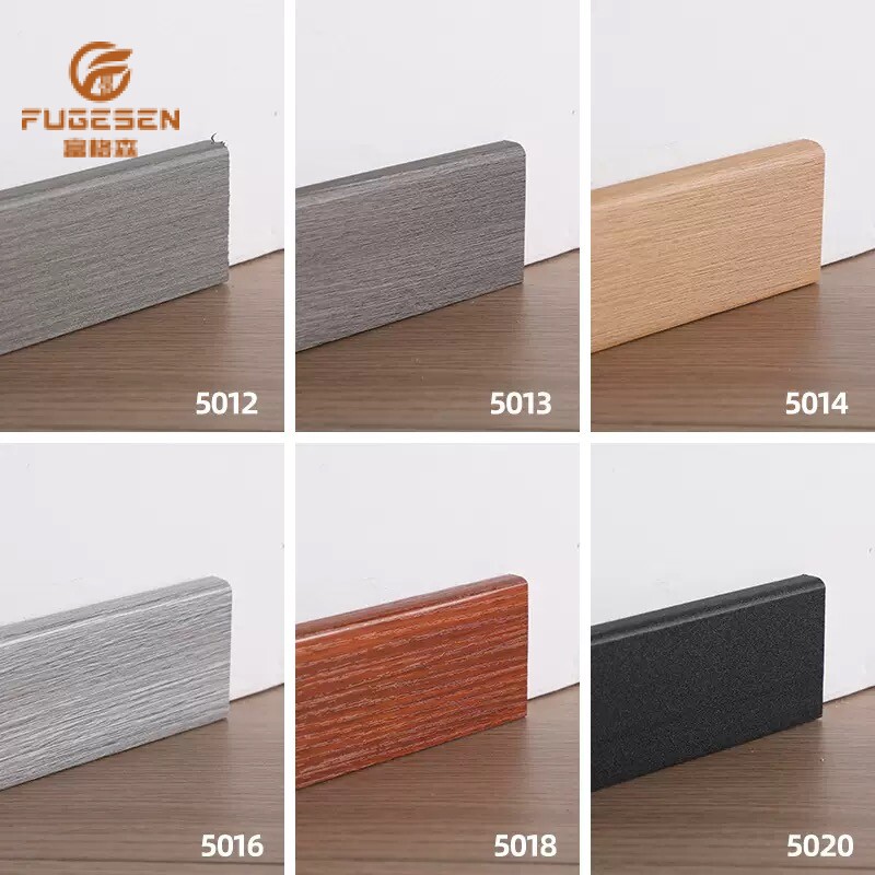 Solid wood skirting boards