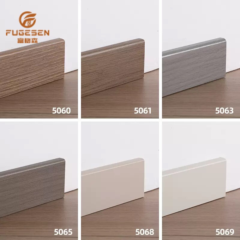 Solid wood skirting boards